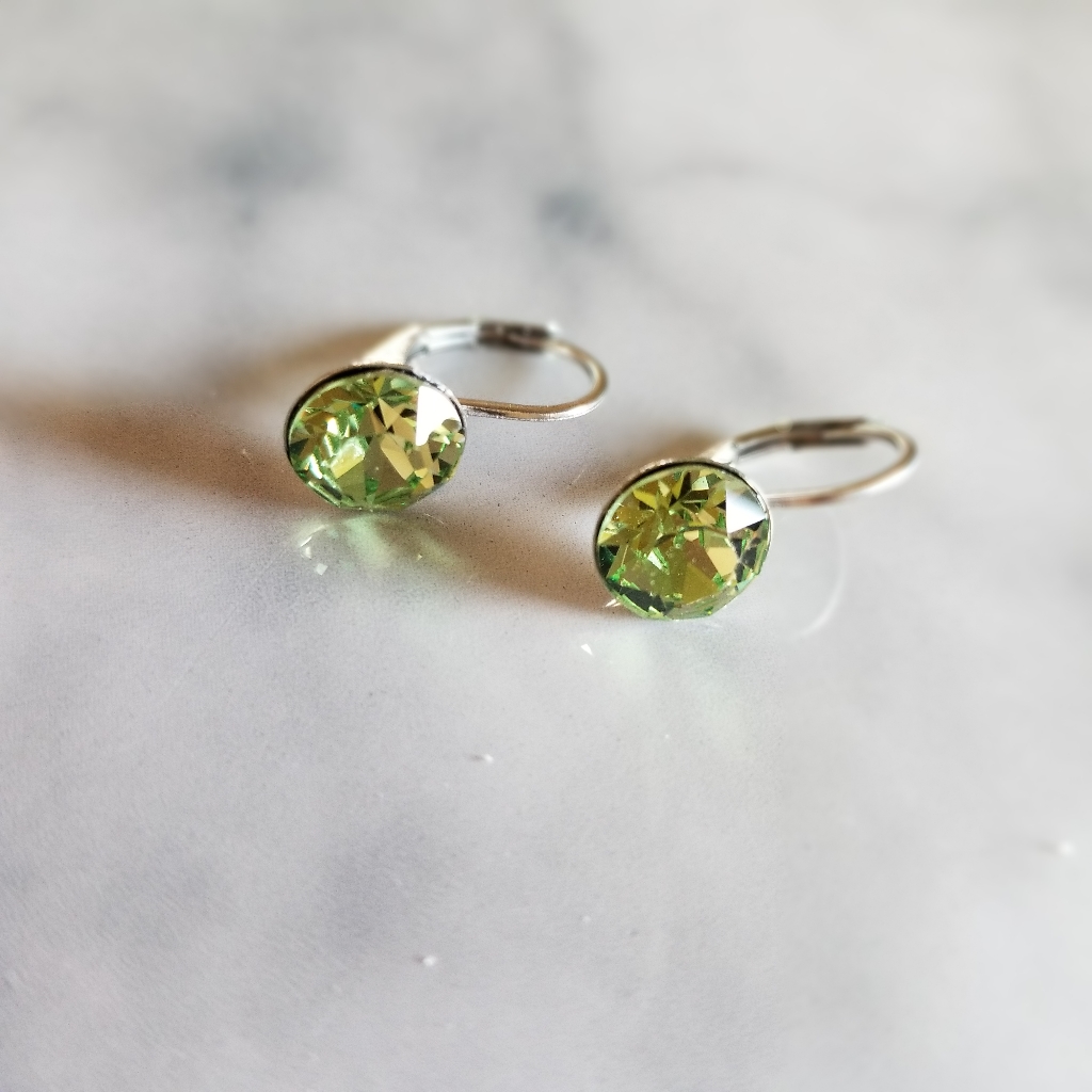 Swarovski Element Crystal Birthstone Earrings